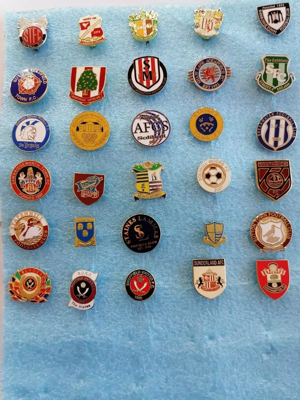 Значки футбол АнглияR S T U V 1