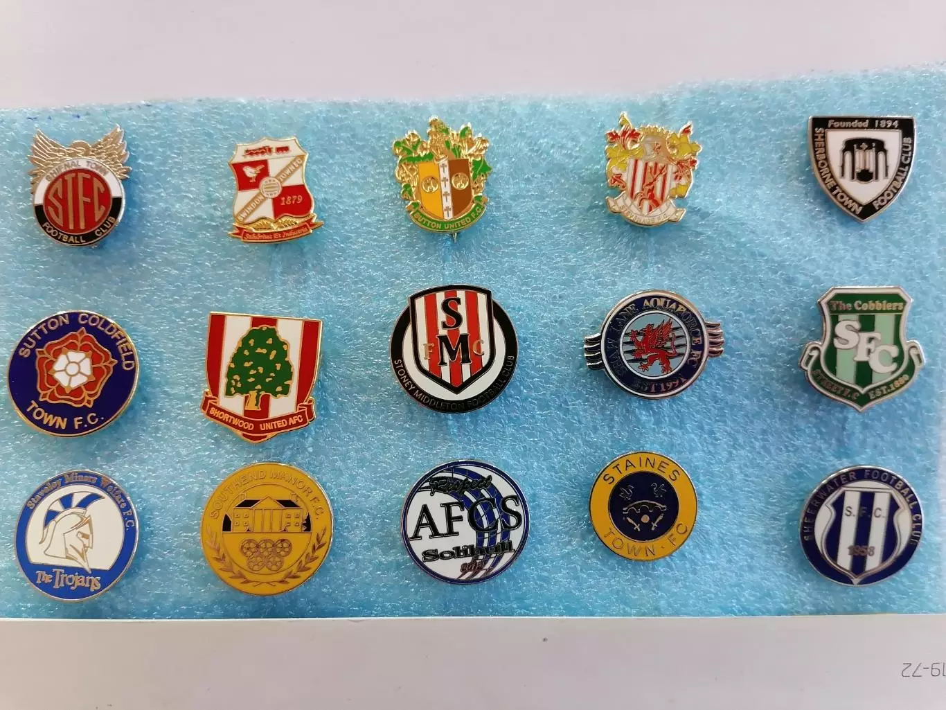 Значки футбол АнглияR S T U V 2