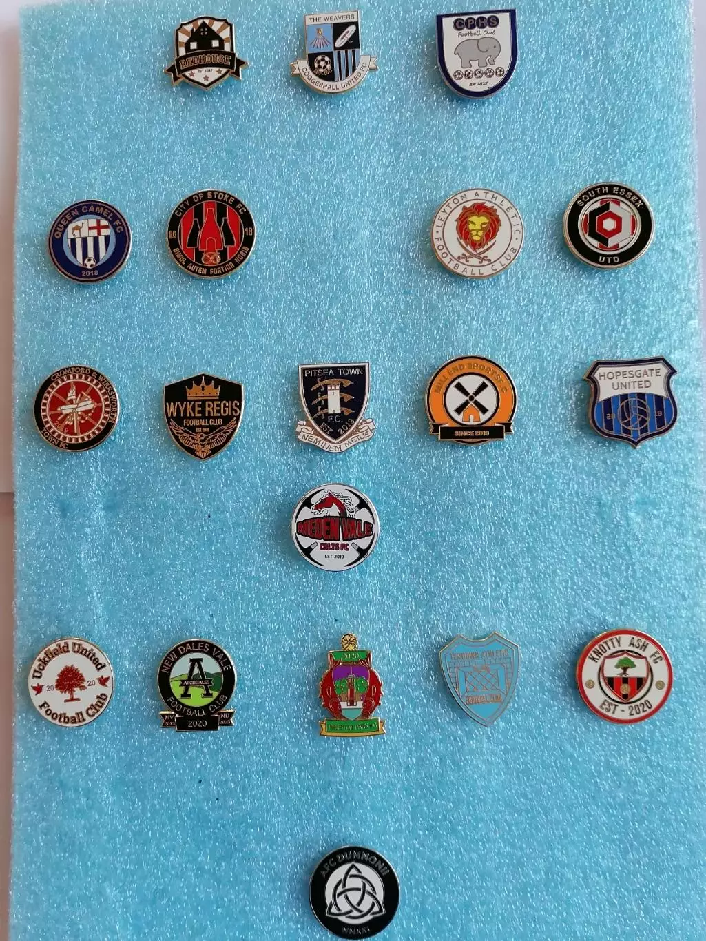 Значки футбол Англия Новые 2017-2021