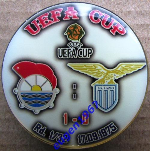 КУБОК УЕФА 1975-1976 1/32 ФИНАЛА ЧЕРНОМОРЕЦ ОДЕССА - ЛАЦИО РИМ