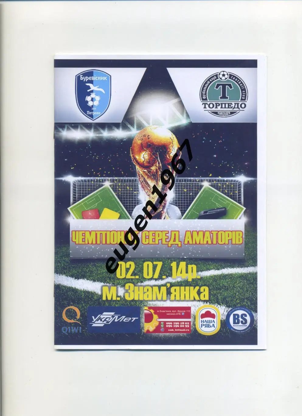 Буревестник Петрово - Торпедо Николаев - 02.07.2014 аматоры