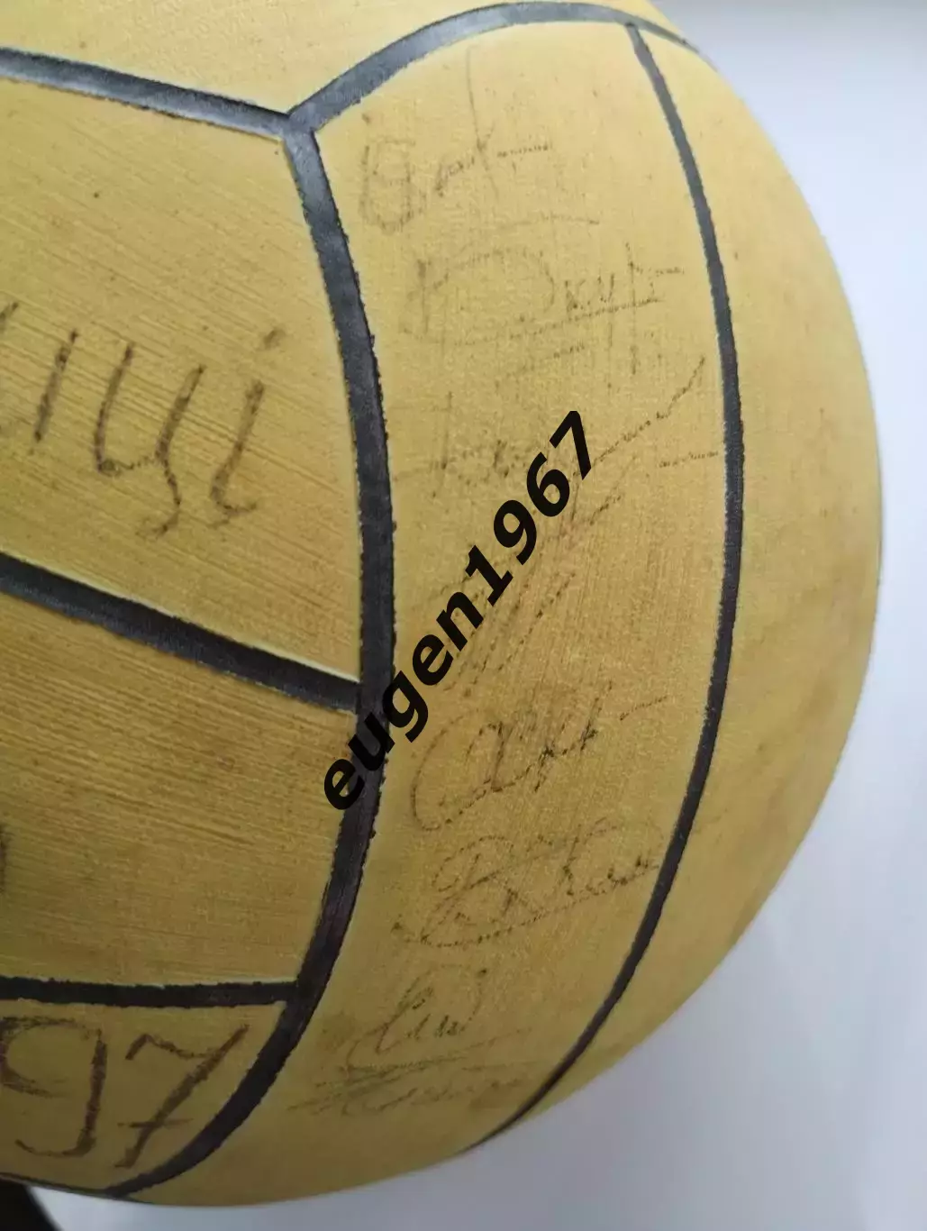 Динамо Львов - обладатель Кубка Украины по водному поло 1997, автографы команды 3