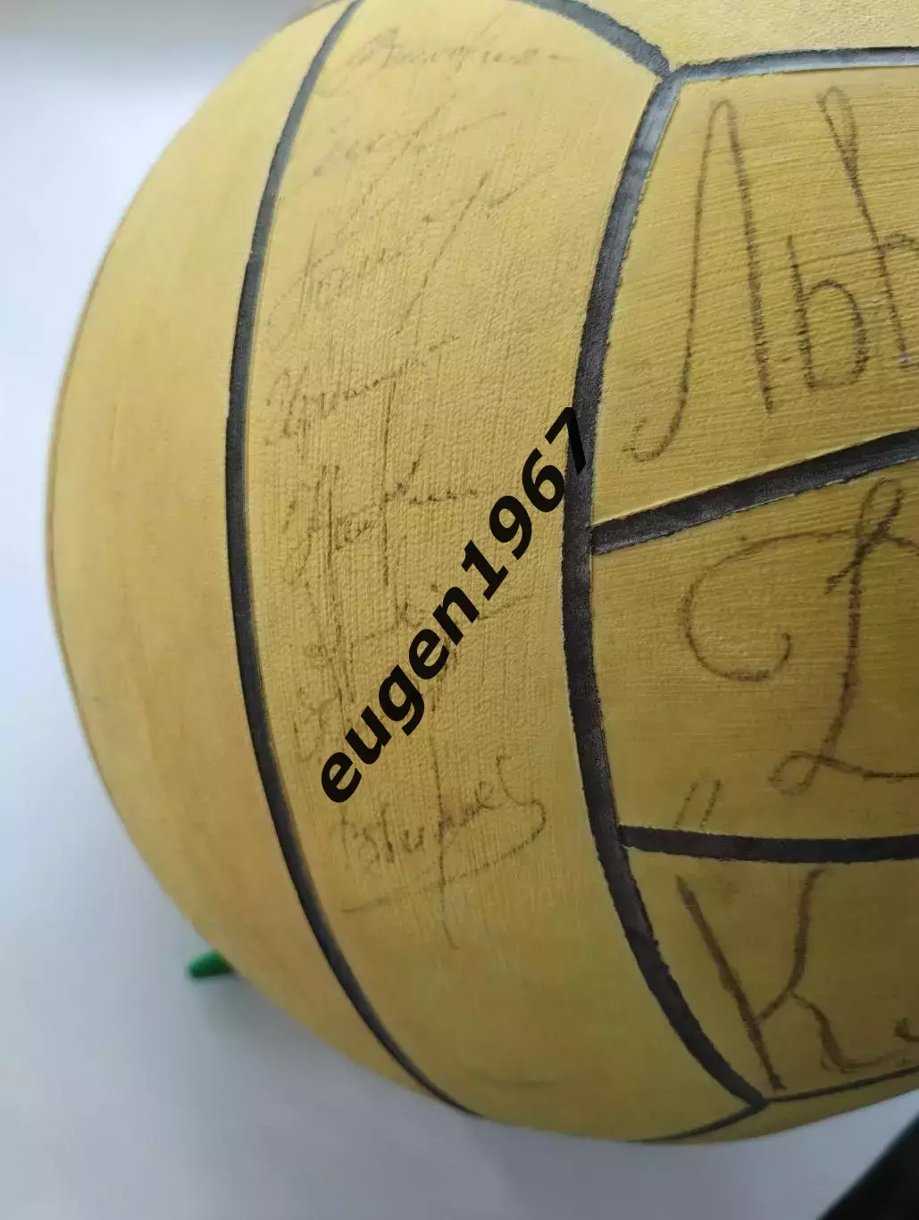 Динамо Львов - обладатель Кубка Украины по водному поло 1997, автографы команды 4