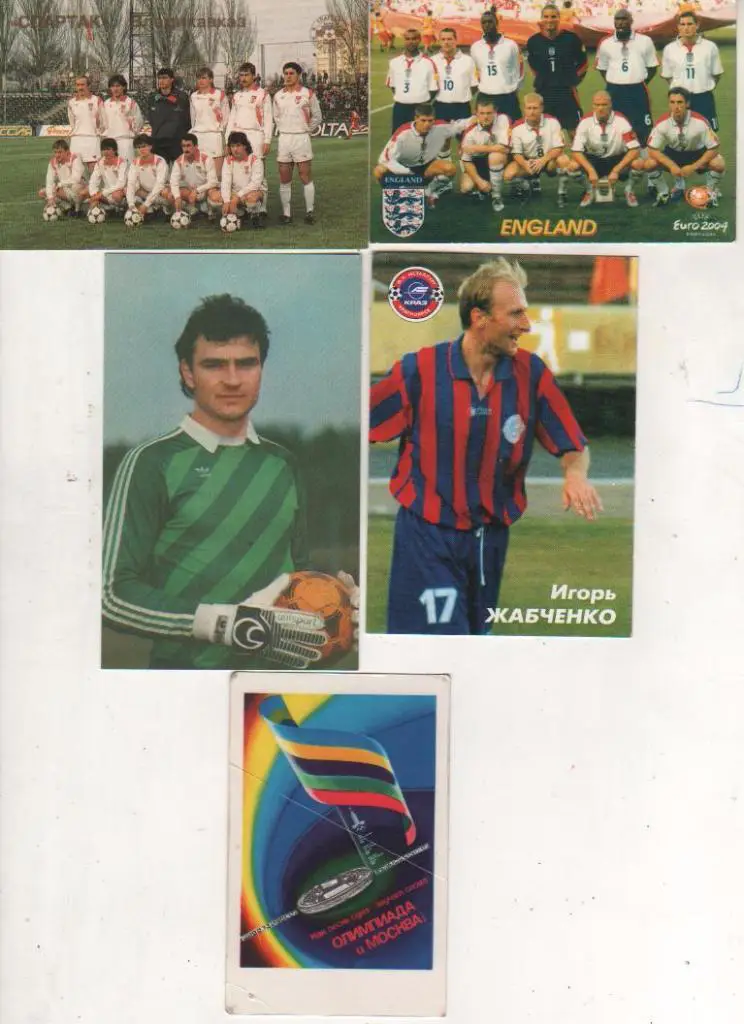 календарики Жабченко Игорь - футболист красноярского Металлурга 2000г.