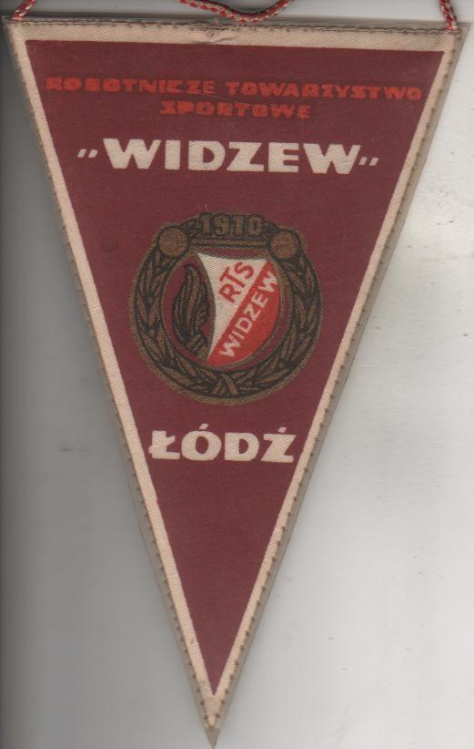 вымпел футбол ФК Видзев г.Лодзь , Польша 1910г.