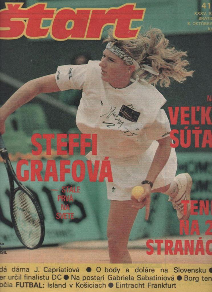 журнал Старт г.Братислава, Чехословакия 1990г. №41 с постером