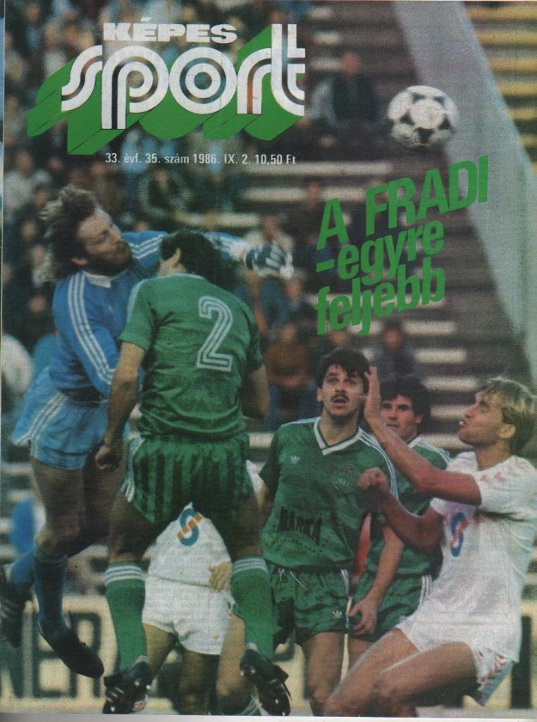 журнал Кепеш спорт г.Будапешт, Венгрия 1986г. №35