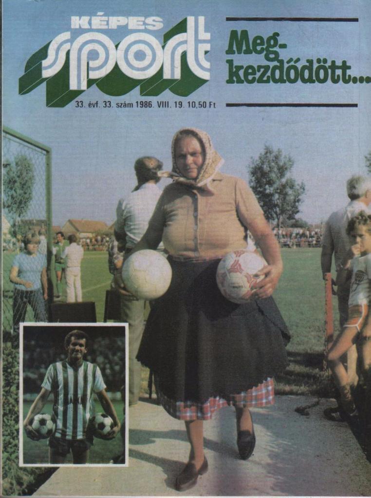журнал Кепеш спорт г.Будапешт, Венгрия 1986г. №33