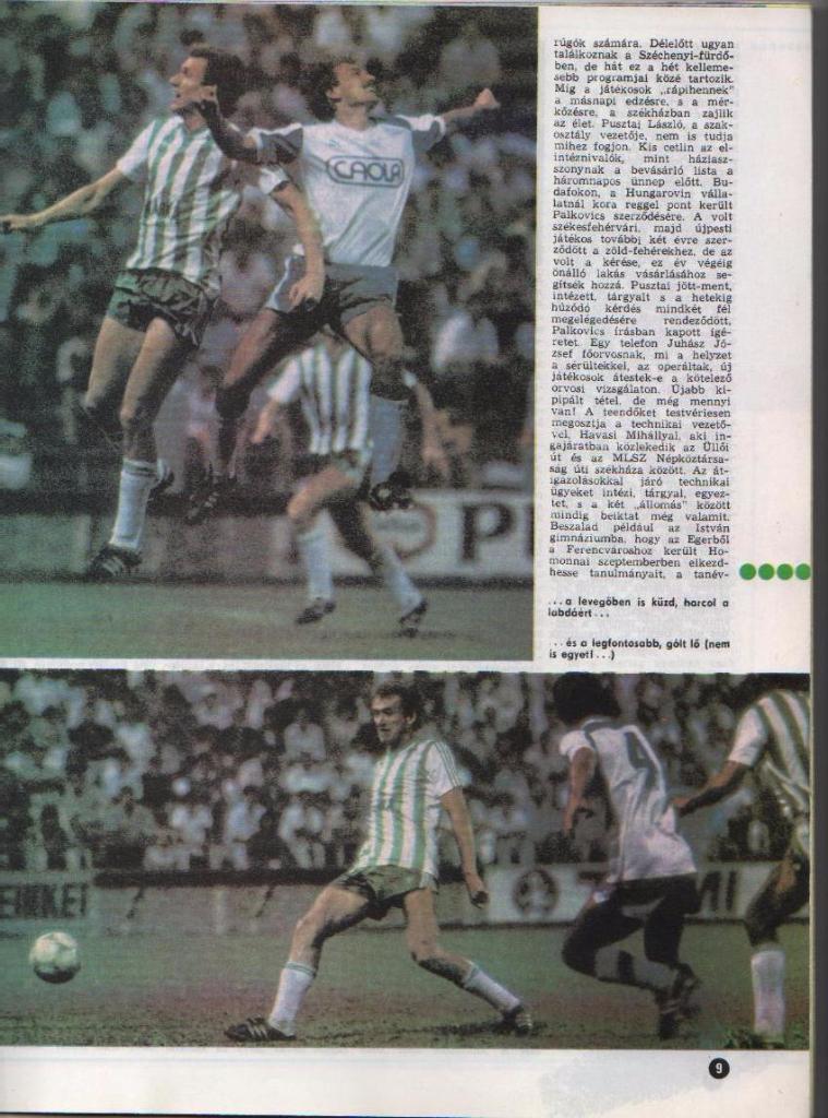 журнал Кепеш спорт г.Будапешт, Венгрия 1986г. №33 2