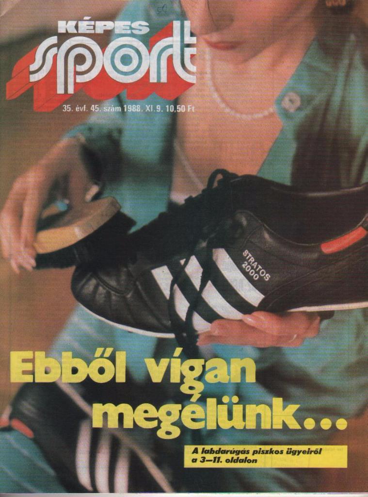 журнал Кепеш спорт г.Будапешт, Венгрия 1988г. №45