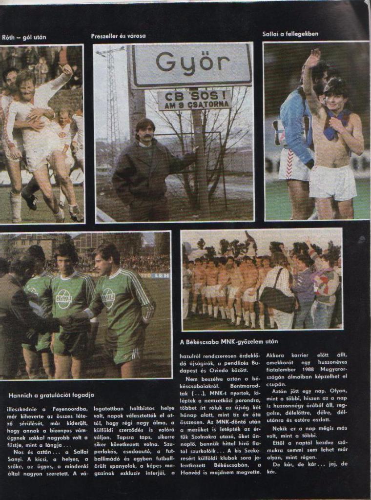 журнал Кепеш спорт г.Будапешт, Венгрия 1988г. №45 2