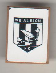 значoк футбол клуб эмблема ФК Вест Бромвич Альбион Уэст-Бромидж, Англия 1878г.