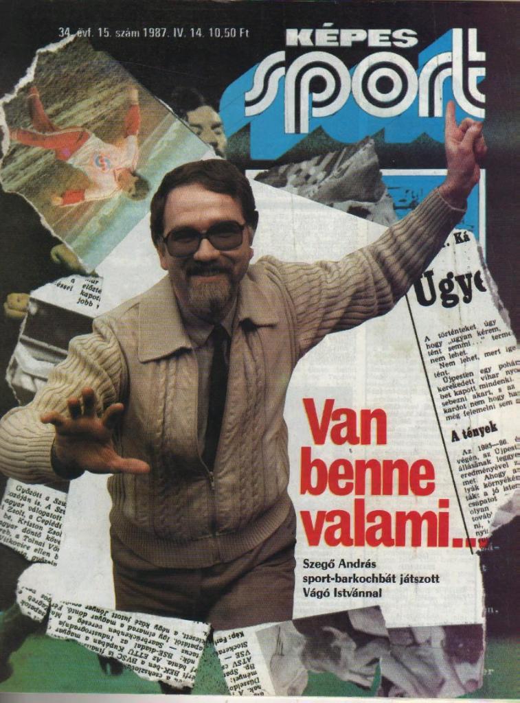журнал Кепеш спорт г.Будапешт, Венгрия 1987г. №15