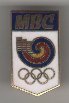 значoк футбол эмблема наградной летние олимпийские игры г.Сеул, Юж. Корея 1988г.
