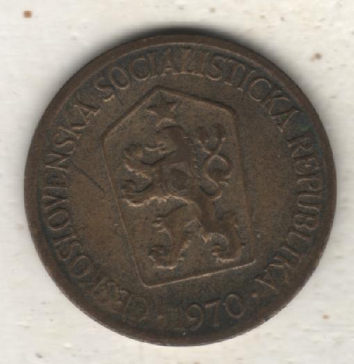 монеты 1 крона Чехословакия 1970г. (не чищеная) не магнитится 1