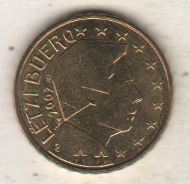 монеты 10 евро цент Люксембург 2007г. (не чищеная) магнитится 1