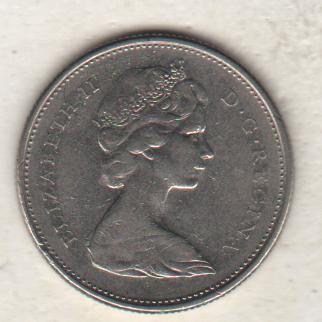 монеты 25 центов Канада 1978г. (не чищеная) магнитится 1
