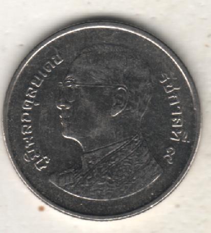 монеты 1 бат Таиланд 2012г. (не чищеная) магнитится 1