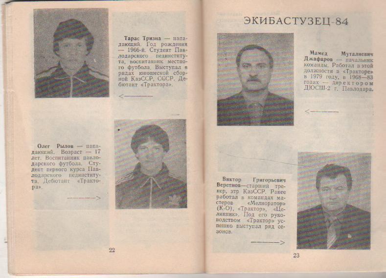 к/с футбол г.Павлодар 1984г. 2