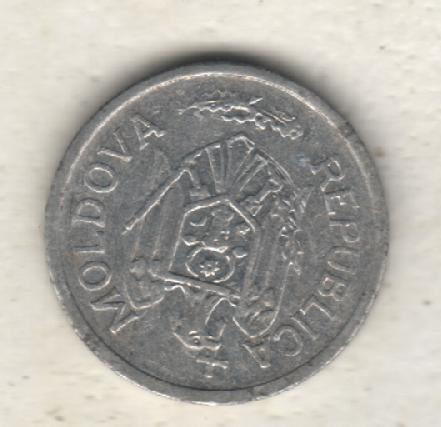 монеты 25 бани Молдова 2005г. (не чищеная) не магнитится 1