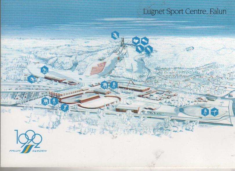 буклет олимпиада кандидат зимних олимпийских игр г.Фалун, Швеция 1992г. 3