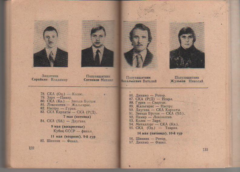 к/c футбол г.Кострома 1982г. 3