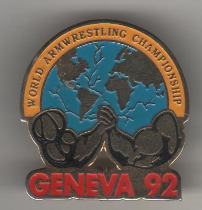 знач борьба армрестлинг чемпионат мира по армрестлингу г.Женева, Швейцария 1992г