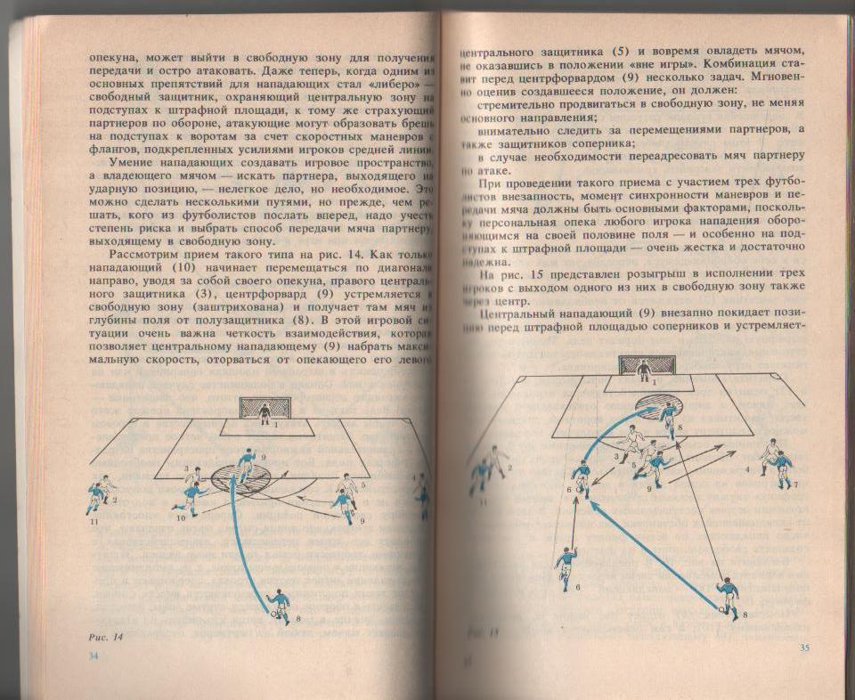 книга футбол Футбол. Простые комбинации В. Симаков 1987г. 1