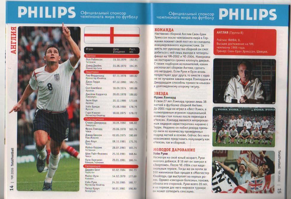 книга футбол Чемпионат мира по футболу-2006: команды, стадионы Германия 2006г. 1