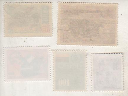 марки чистая почтовый союз поезд 5.00 Молдова 1992г. 1