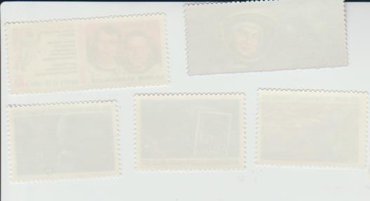 марки космос XX-летие полета женщины в космос В.В. Терешковой 10коп 1983г. 1