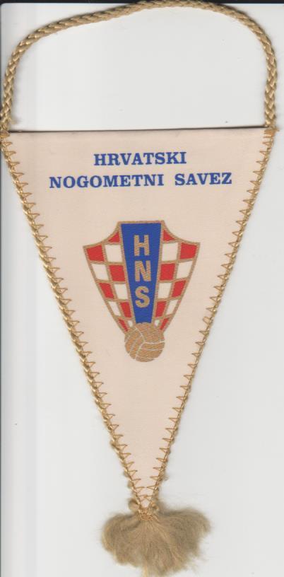 вымпел футбол Хорватская футбольная федерация Хорватия (фирменный) 1