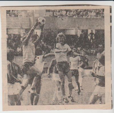 ст футбол П16 №254 фото с матча футбольный матч на первенство СССР 1982г.