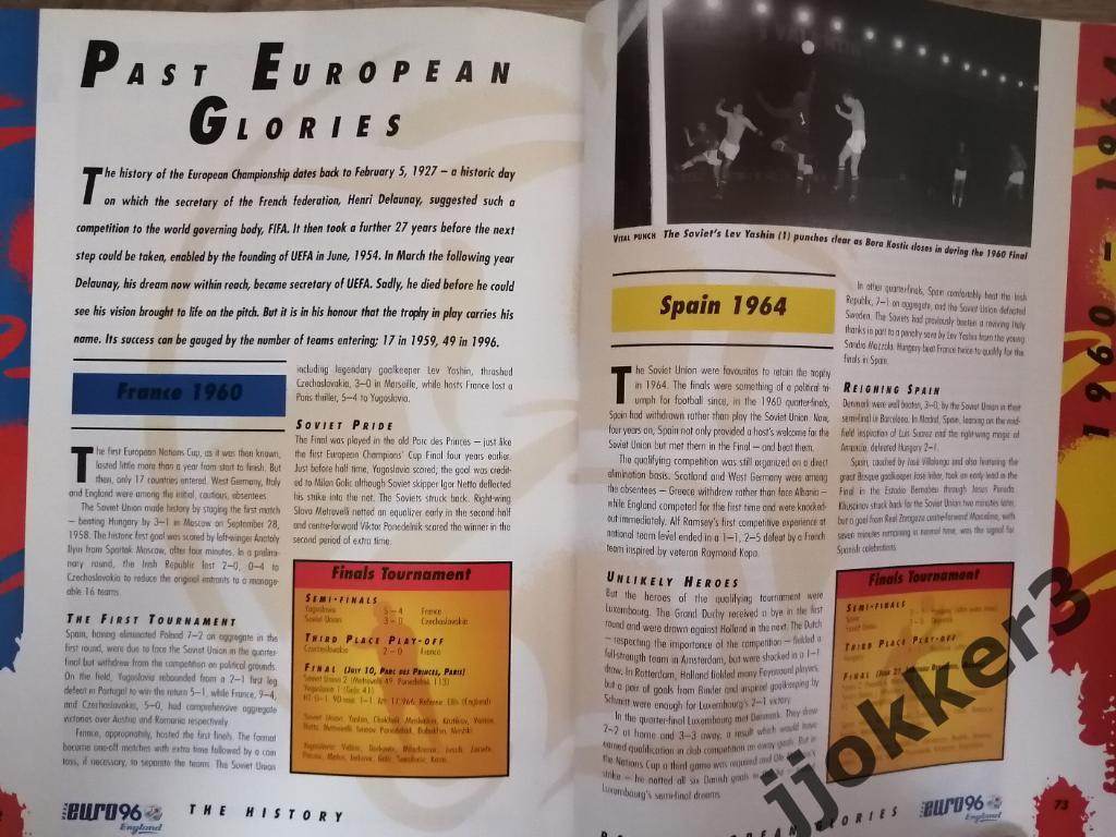 Чемпионат Европы 1996. Официальная программа 6