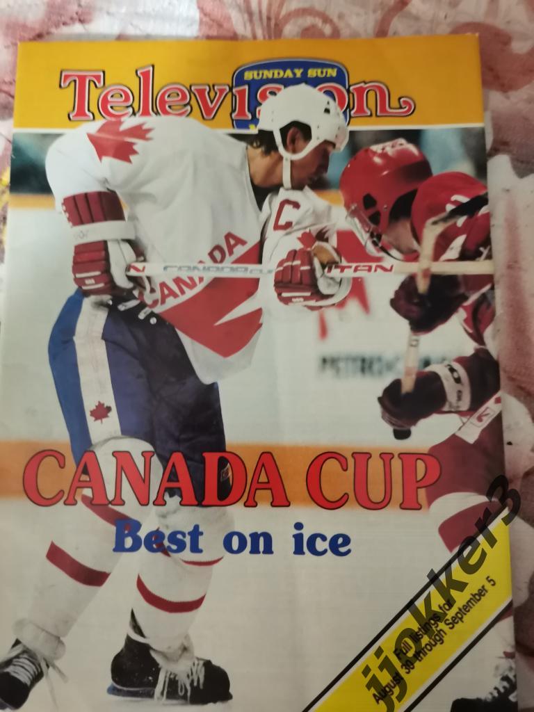 Кубок Канады 1987. Телепрограмма