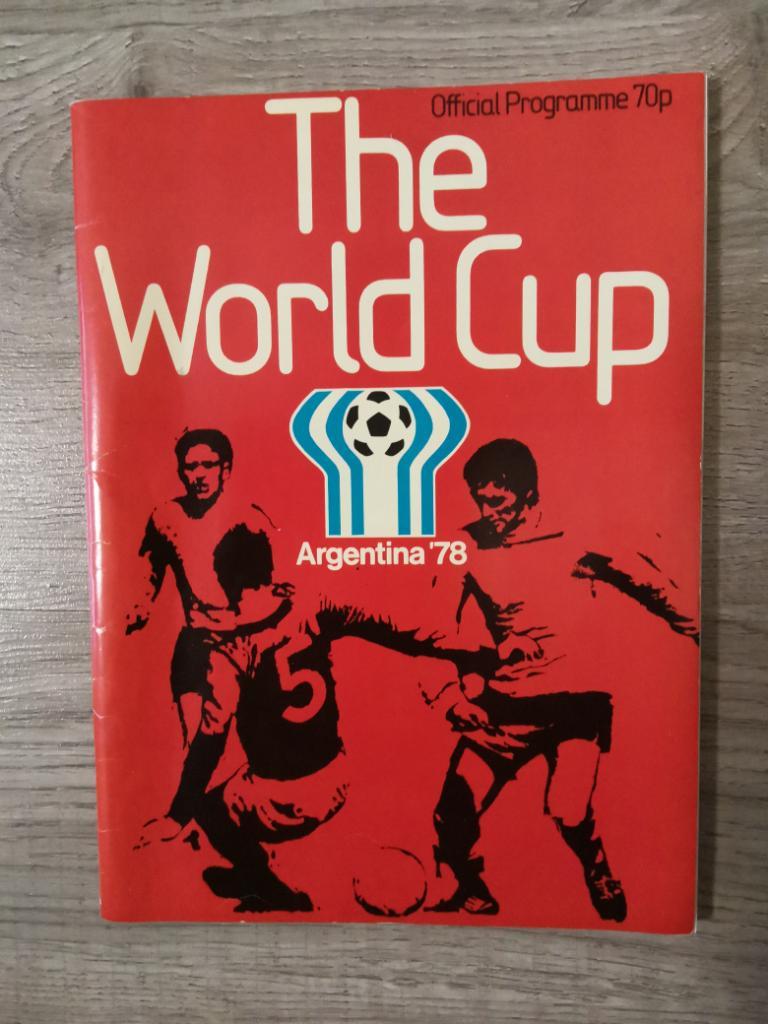 Чемпионат Мира 1978. Официальная программа