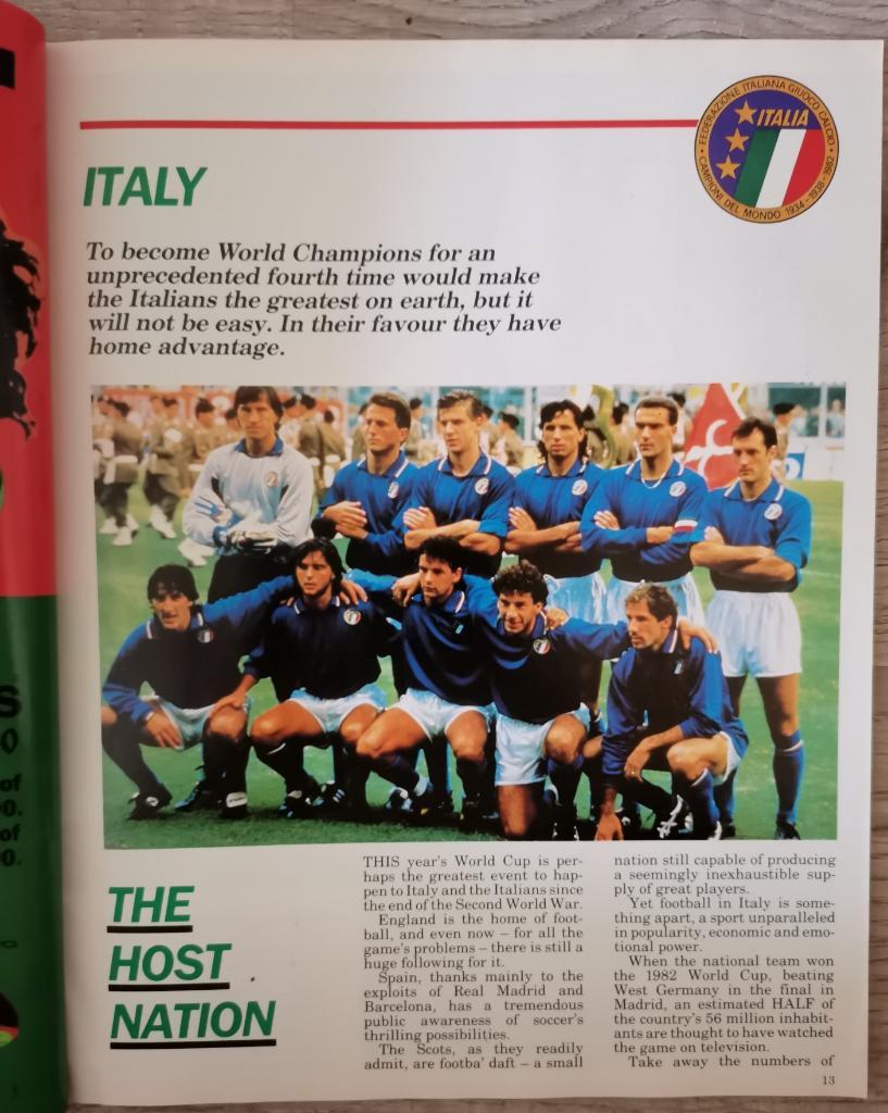 Чемпионат Мира 1990. Официальная программа 3