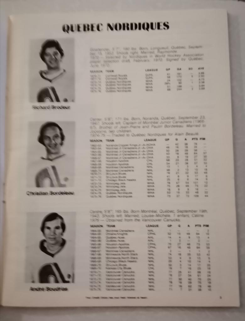 Виннипег Джетс - Квебек Нордикс 1977. ВХА финал 3