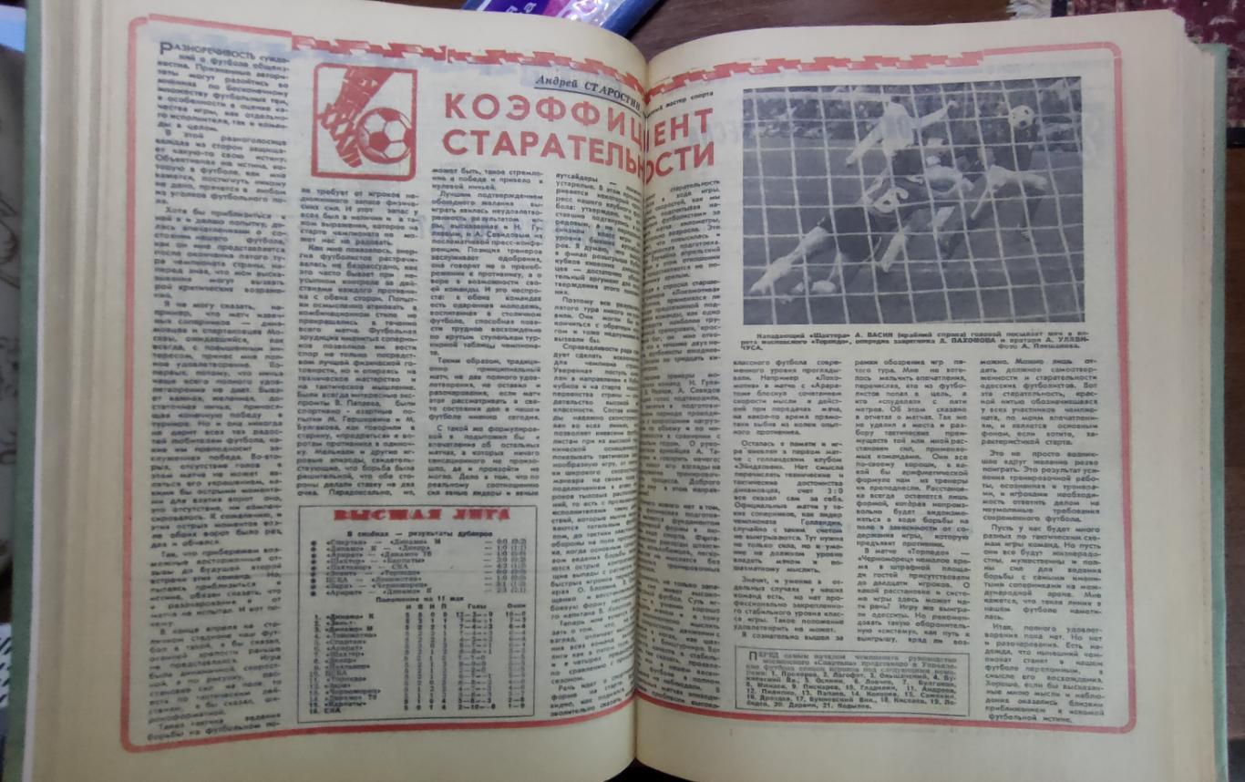 Футбол - Хоккей 1975. Полная годовая подшивка. Весь комплект 52 номера 4