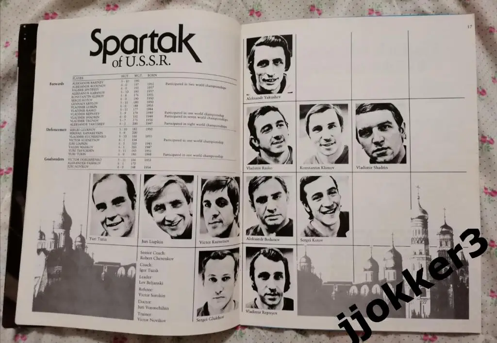 Ванкувер Кэнакс нхл - Спартак (Москва). 28.12.1977 1