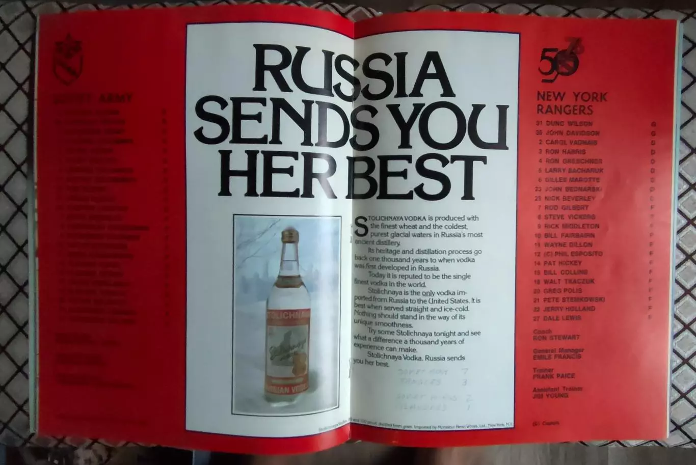 Нью-Йорк Рейнджерс - ЦСКА 28.12.1975 1