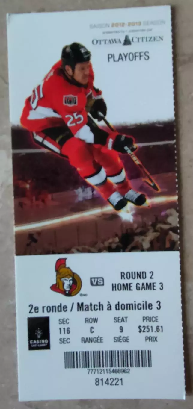 Оттава Сенаторз - Питтсбург Пингвинз 2013 плей-офф Кубка Стэнли.