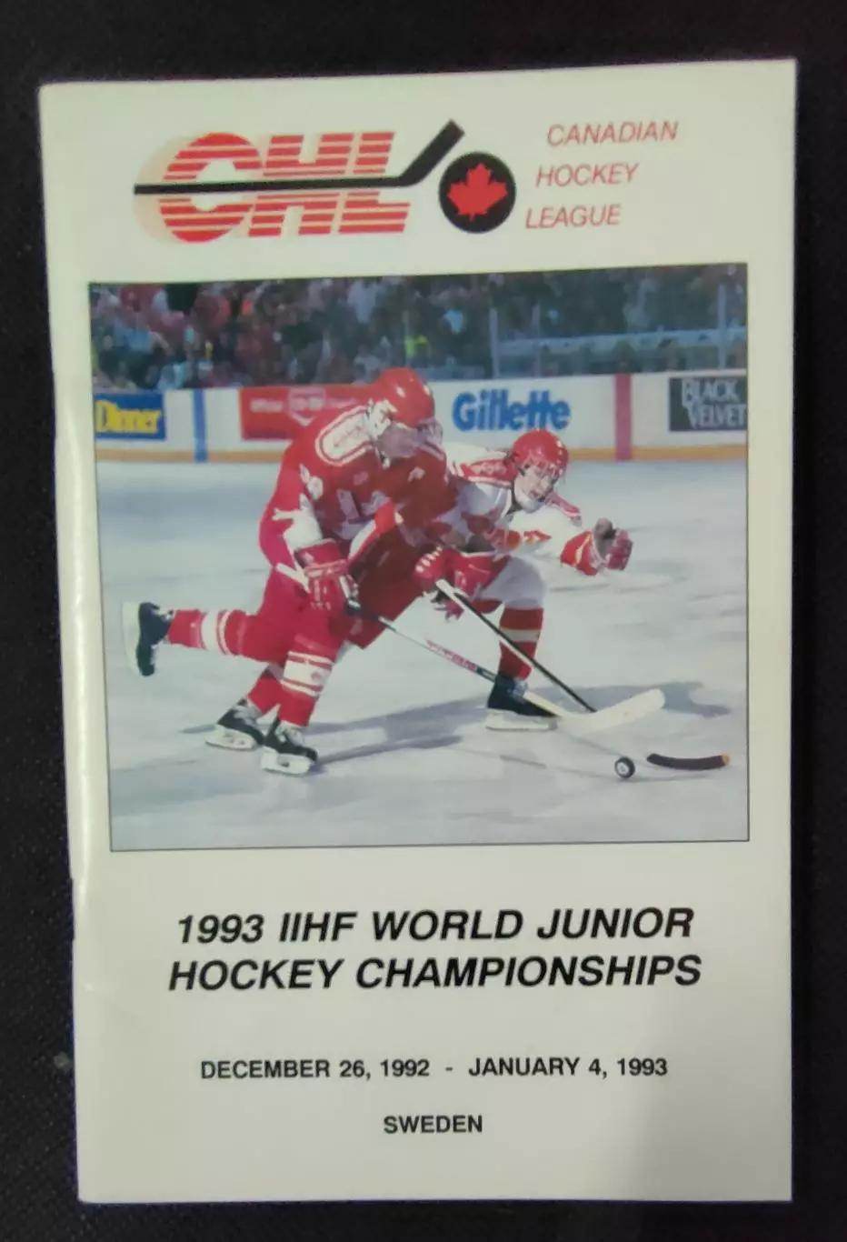 Молодежный Чемпионат Мира 1992-1993 в Швеции