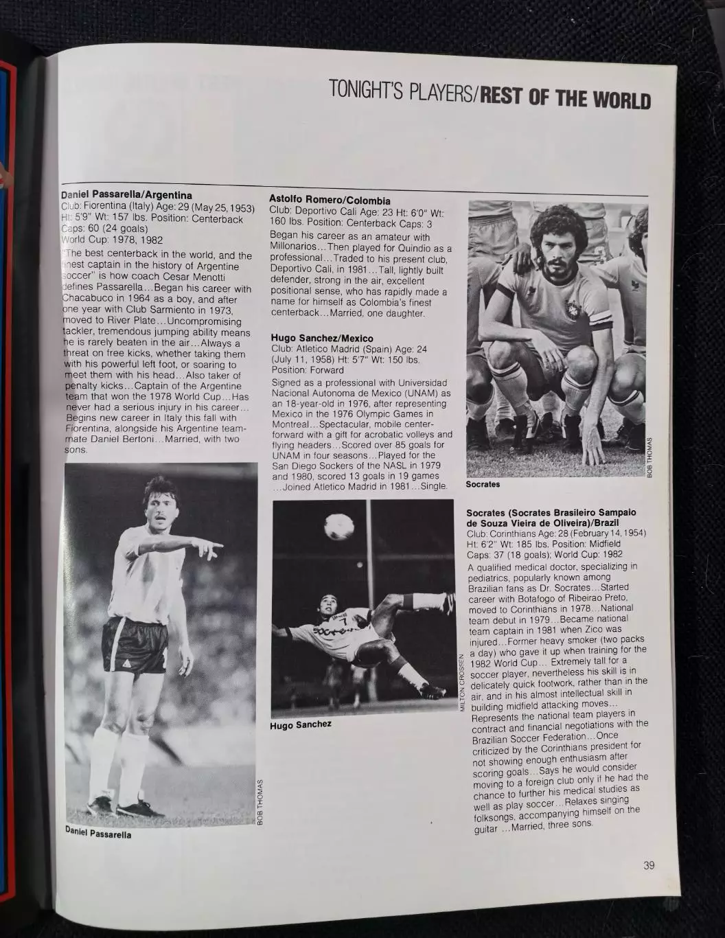 Сборная Европы – Остальной мир 07.08. 1982 6