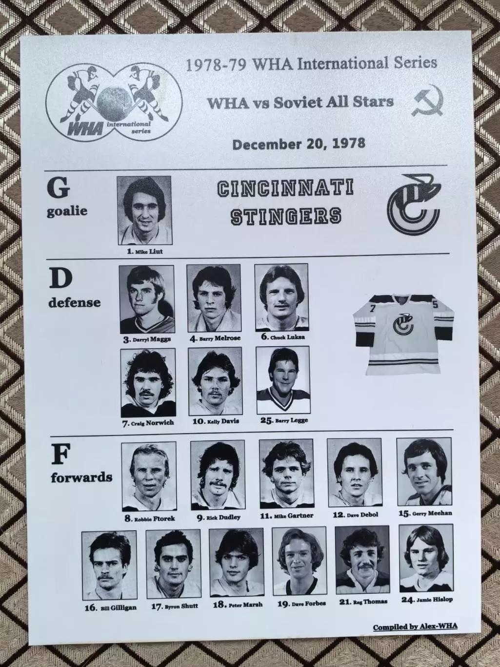 Цинциннати Стингерс - СССР2. 20.12.1978