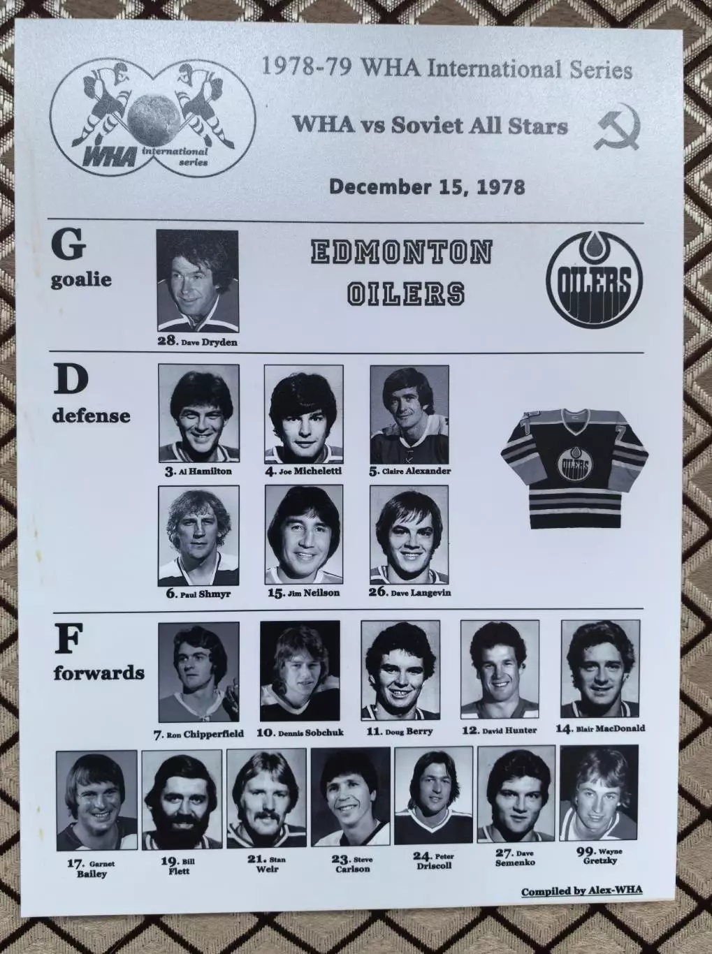 Эдмонтон Ойлерз - СССР2. 15.12.1978