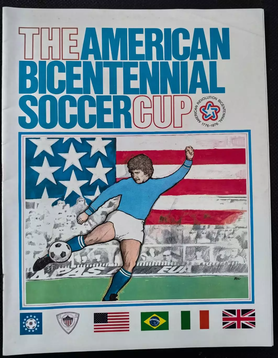 Кубок 200 летия США 1976. Участники Бразилия, Италия, США, Англия