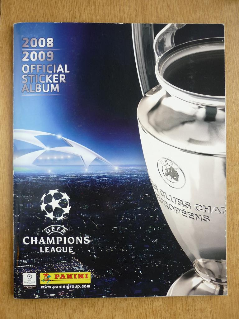 Альбом Лига Чемпионов УЕФА 2008-2009 - ПОЛНОСТЬЮ собранный!