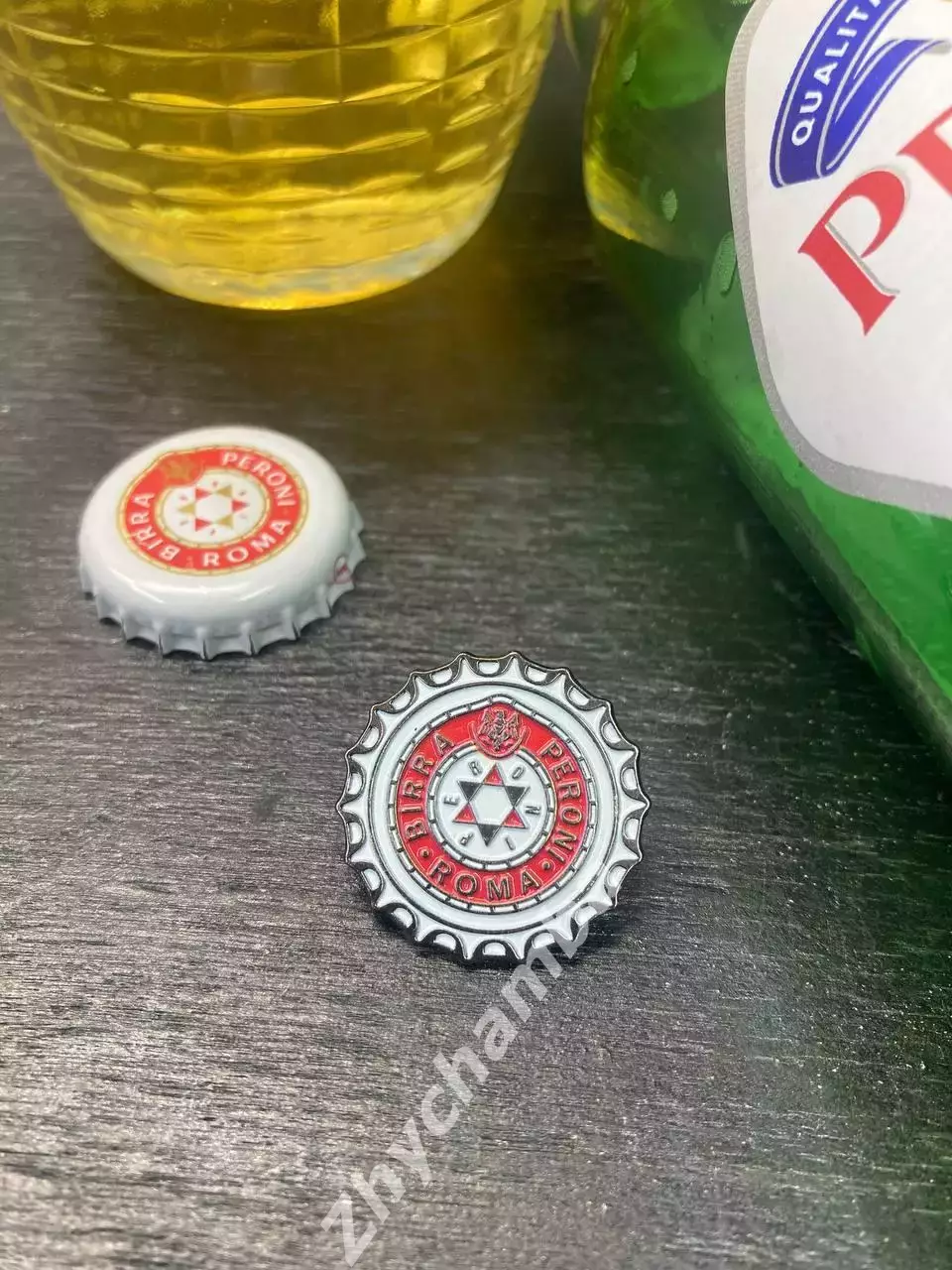 значок пивная пробка «Peroni» (Перони)