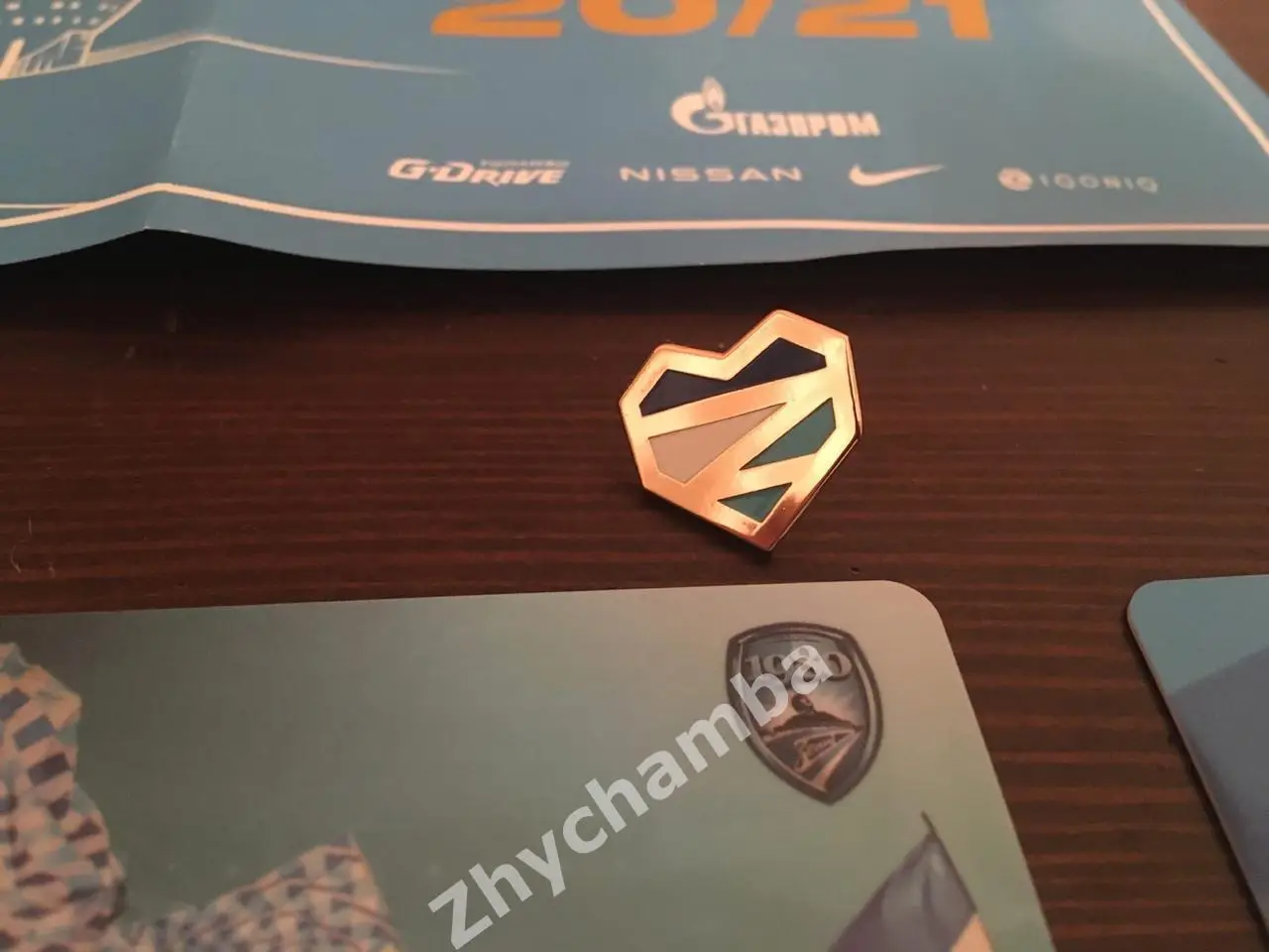 значок фк Зенит Санкт Петербург (Россия) абонемент сезон: 2020/21